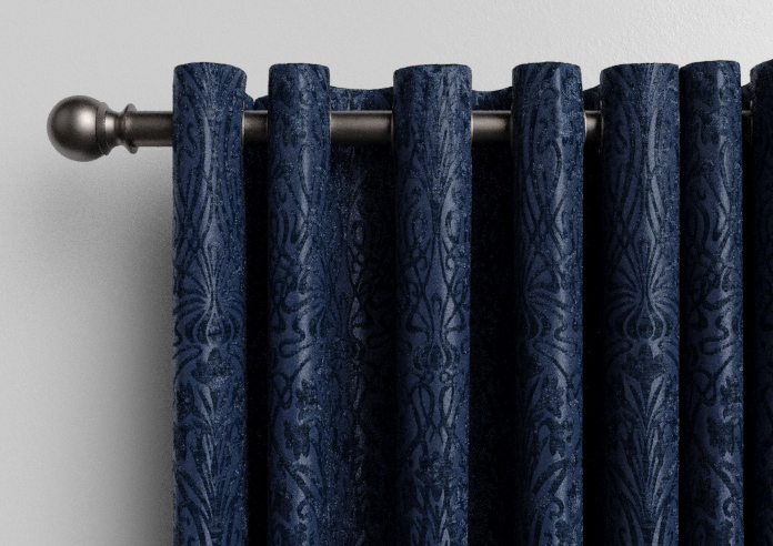 Tiverton, Indigo - Made to Measure Curtains - Image 12
